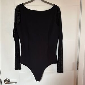 Black Long Sleeve Bodysuit